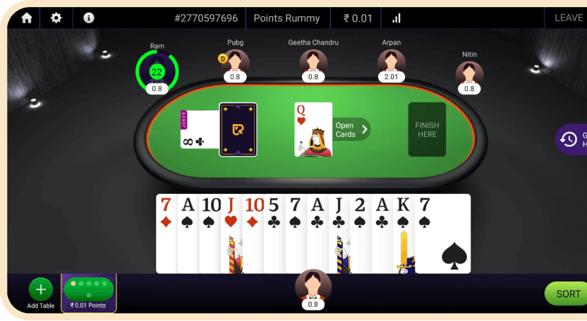 Rummy Game Online